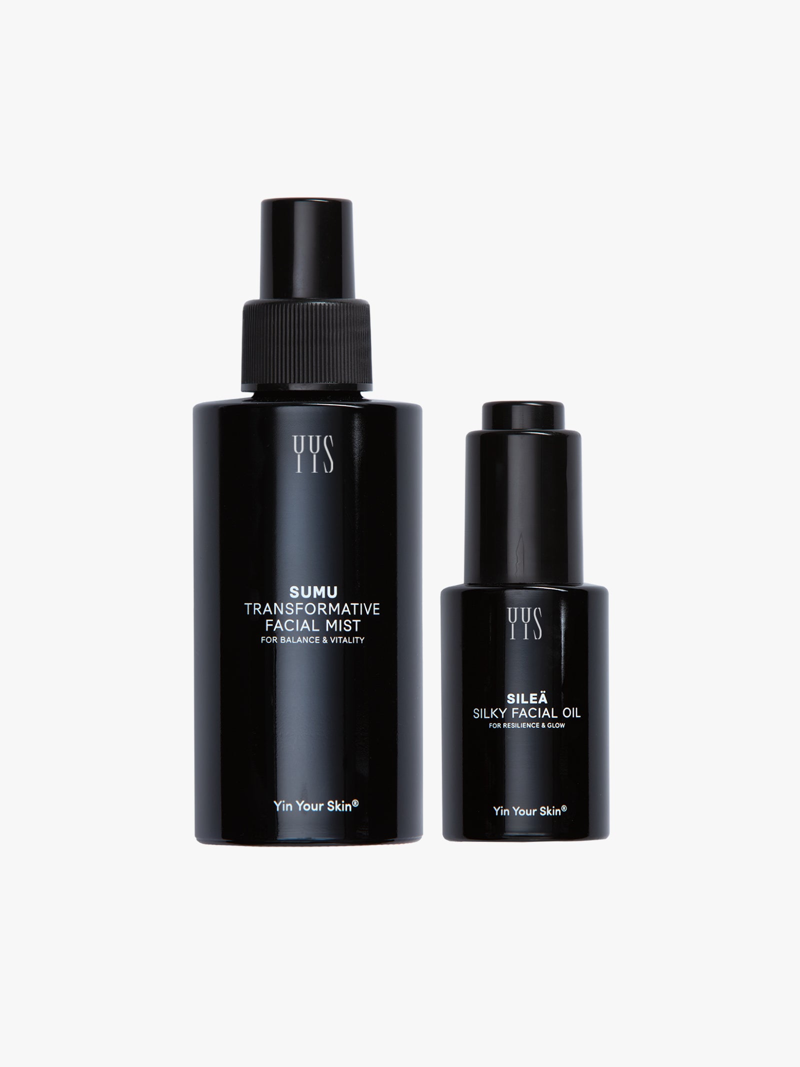 Yin Your Skin Hydration Set - SUMU Mist & SILEÄ Oil for deep moisture & skin renewal