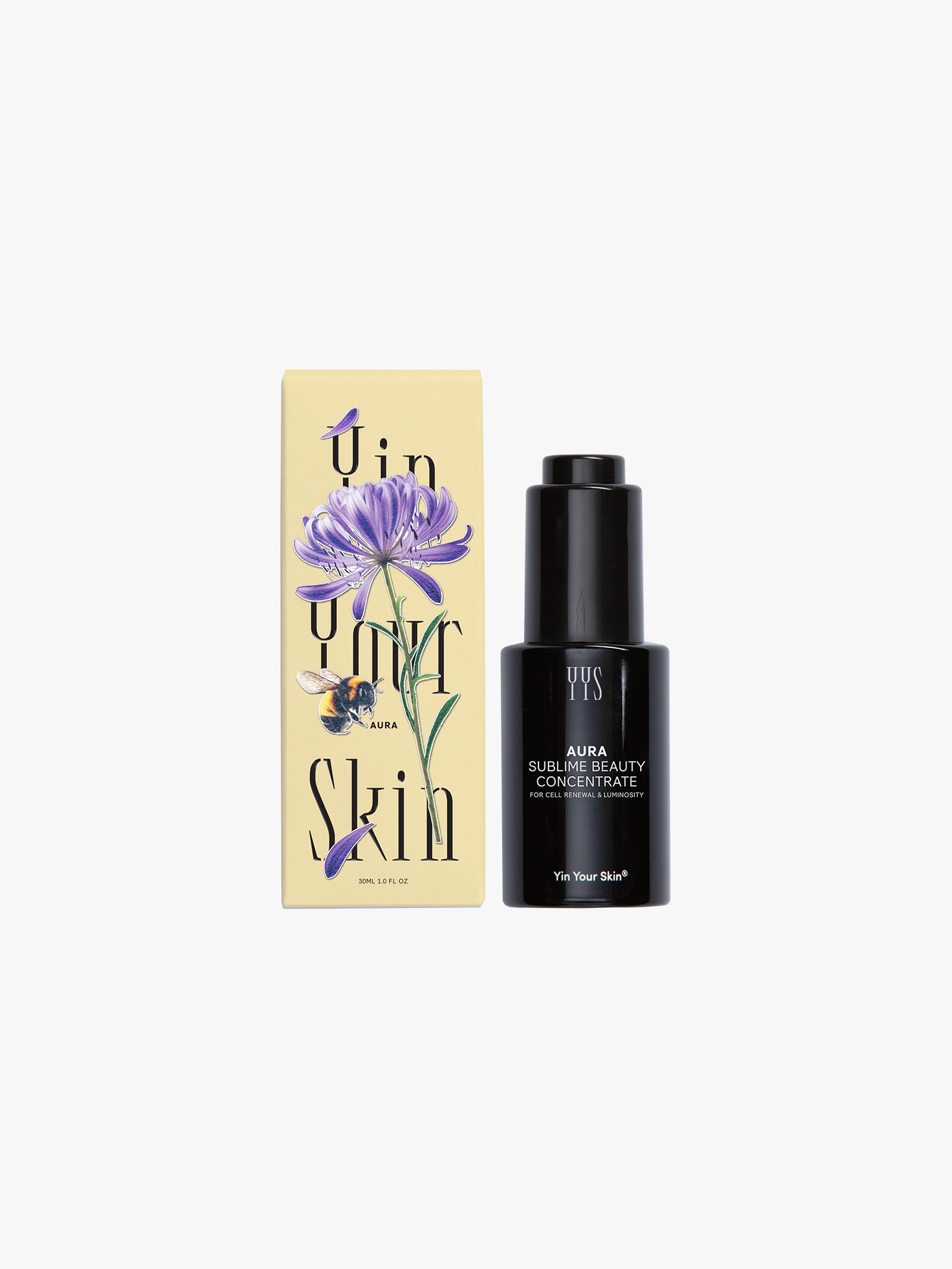 Yin Your Skin AURA Elixir - Brightening, antioxidant-rich facial oil for radiant skin