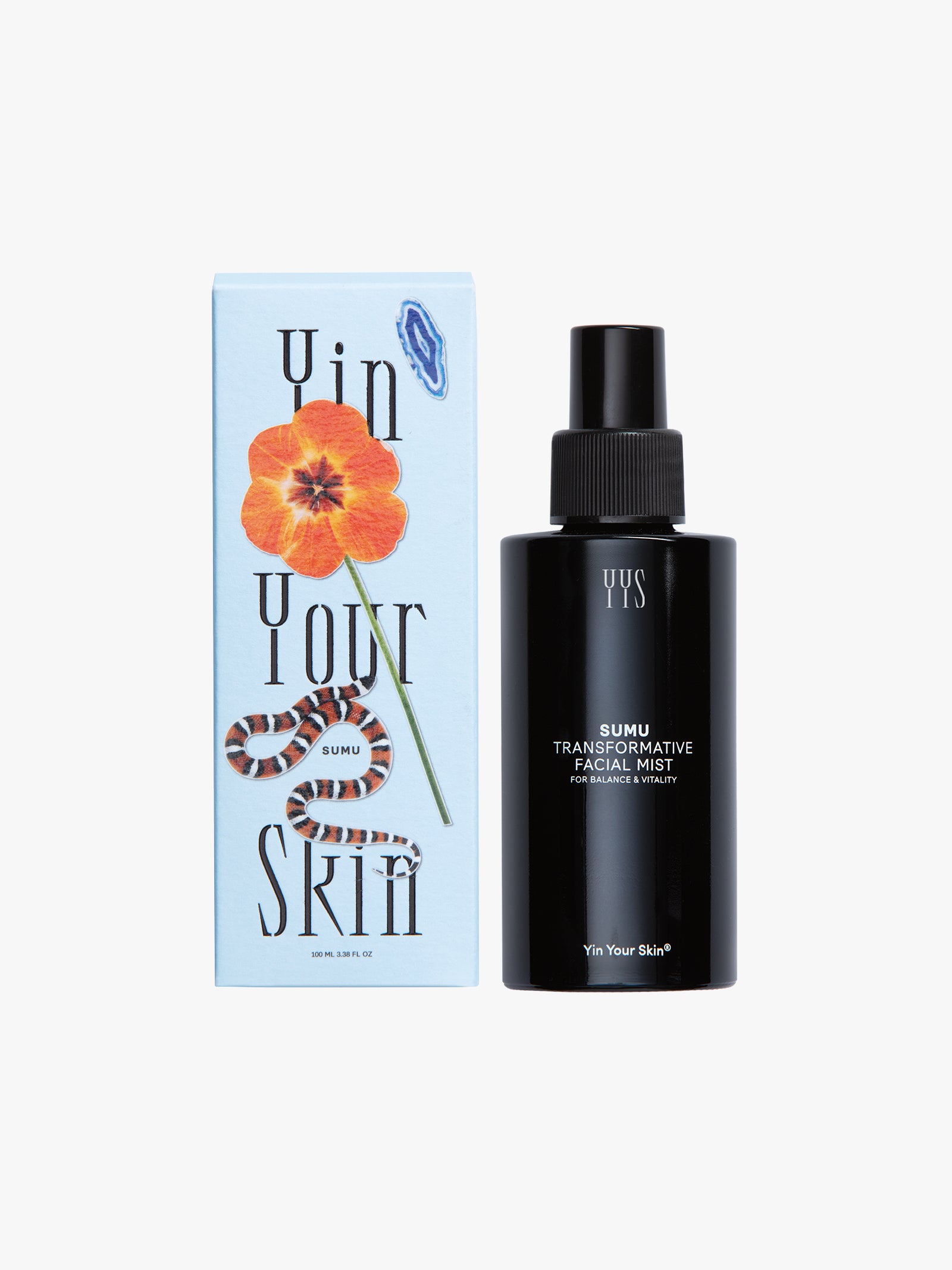 Yin Your Skin SUMU Transformative Facial Mist - Hydrating, brightening face mist with orange blossom & green tea