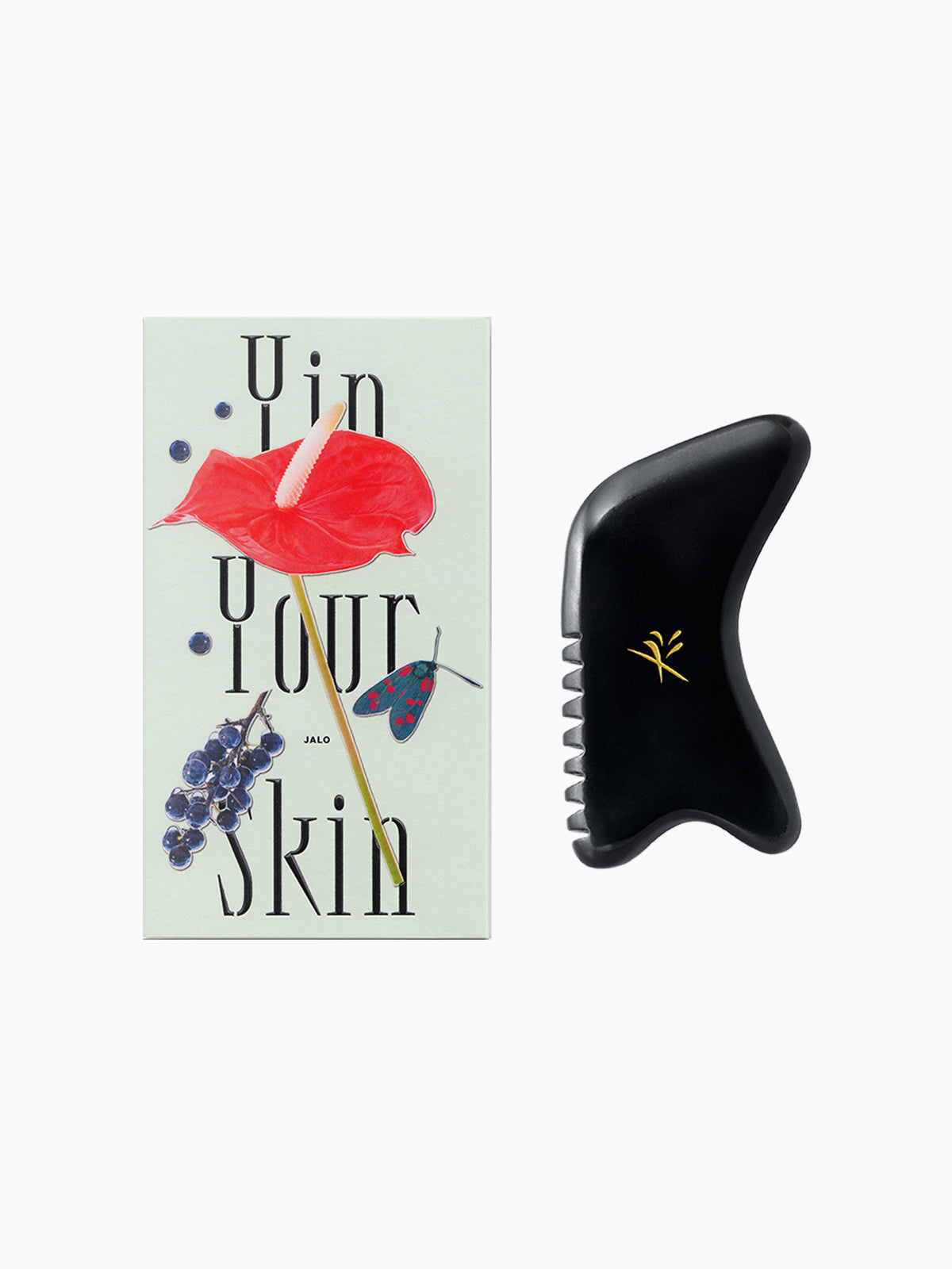 Yin Your Skin JALO Gua Sha - Premium bian stone tool for professional facial sculpting